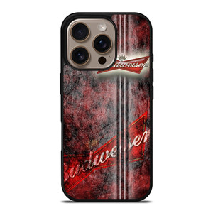 BUDWEISER BEER LOGO GRUNGE iPhone 16 Pro Case BUDWEISER BEER LOGO GRUNGE iPhone 16 Pro Case