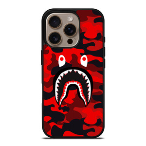 CAMO BAPE RED iPhone 16 Pro Case