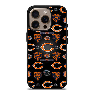 CHICAGO BEARS LOGO COLLAGE iPhone 16 Pro Case CHICAGO BEARS LOGO COLLAGE iPhone 16 Pro Case