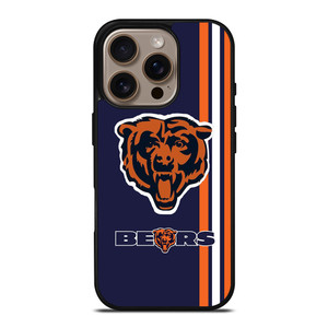 CHICAGO BEARS STRIPS ICON iPhone 16 Pro Case CHICAGO BEARS STRIPS ICON iPhone 16 Pro Case