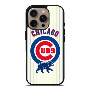 CHICAGO CUBS STRIPS iPhone 16 Pro Case CHICAGO CUBS STRIPS iPhone 16 Pro Case