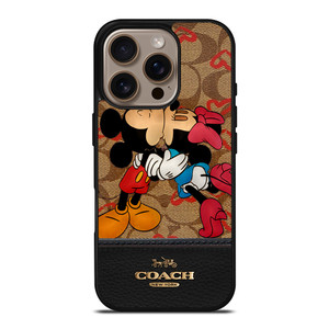 COACH NEW YORK BROWN MICKEY iPhone 16 Pro Case COACH NEW YORK BROWN MICKEY iPhone 16 Pro Case