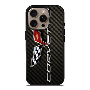 CORVETTE CHEY LOGO CARBON iPhone 16 Pro Case CORVETTE CHEY LOGO CARBON iPhone 16 Pro Case