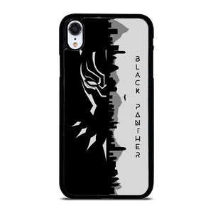 BLACK PANTHER BLACK WHITE FAN ART iPhone XR Case BLACK PANTHER BLACK WHITE FAN ART iPhone XR Case
