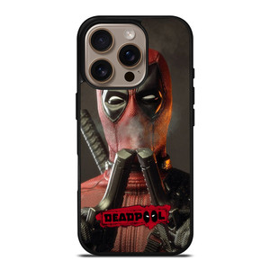 DEADPOLL POTRAIT DOUUBLE PISTOLS iPhone 16 Pro Case