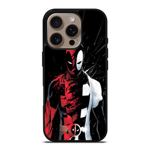 DEADPOOL BLACK IN BLACK WHITE iPhone 16 Pro Case DEADPOOL BLACK IN BLACK WHITE iPhone 16 Pro Case