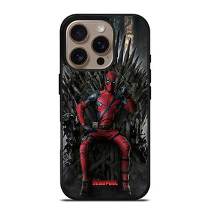 DEADPOOL THRONE MARVEL SUPERHERO iPhone 16 Pro Case DEADPOOL THRONE MARVEL SUPERHERO iPhone 16 Pro Case