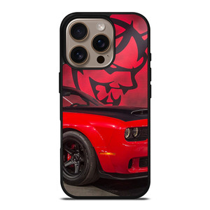 DODGE CAR DEMON LOGO RED iPhone 16 Pro Case
