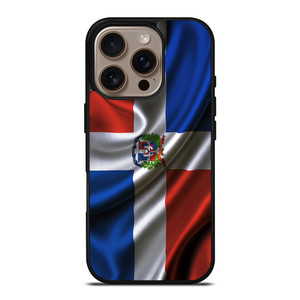DOMINICAN REPUBLIC FLAG iPhone 16 Pro Case DOMINICAN REPUBLIC FLAG iPhone 16 Pro Case