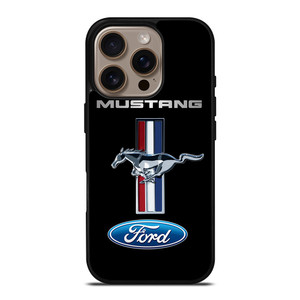 FORD MUSTANG STRIPS EMBLEM iPhone 16 Pro Case FORD MUSTANG STRIPS EMBLEM iPhone 16 Pro Case