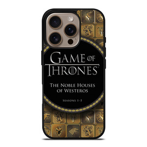 GAME OF THRONES THE NOBLE HOUSES OF WESTEROS iPhone 16 Pro Case
