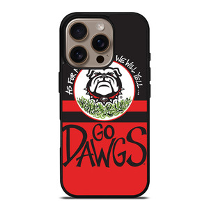 GEORGIA BULLDOGS DAWGS STRIP iPhone 16 Pro Case