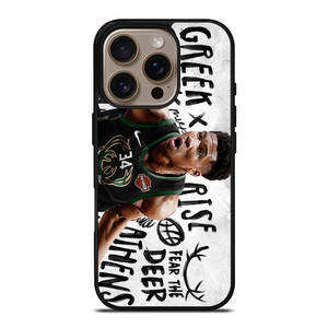 GIANNIS ANTETOKOUNMPO MILWAUKEE BUCKS WALLPAPER iPhone 16 Pro Case