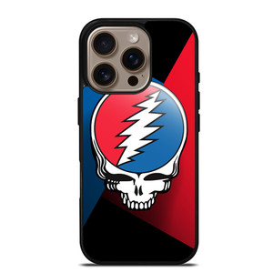 GRATEFUL DEAD SKULL STRIPS iPhone 16 Pro Case GRATEFUL DEAD SKULL STRIPS iPhone 16 Pro Case