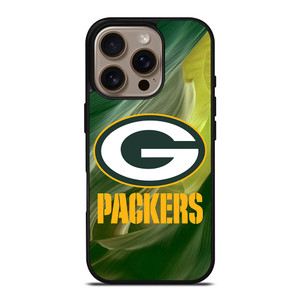 GREEN BAY PACKERS ART FOOTBALL iPhone 16 Pro Case