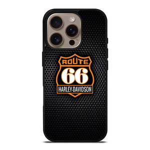 HARLEY DAVIDSON ROUTE 66 LOGO BADGE iPhone 16 Pro Case HARLEY DAVIDSON ROUTE 66 LOGO BADGE iPhone 16 Pro Case