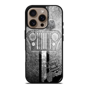 JEEP LOGO SILVER iPhone 16 Pro Case JEEP LOGO SILVER iPhone 16 Pro Case