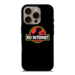 JURASSIC PARK NO INTERNET iPhone 16 Pro Case JURASSIC PARK NO INTERNET iPhone 16 Pro Case