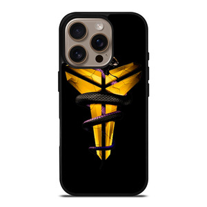 KOBE BRYANT BLACK MAMBA YELLOW iPhone 16 Pro Case KOBE BRYANT BLACK MAMBA YELLOW iPhone 16 Pro Case