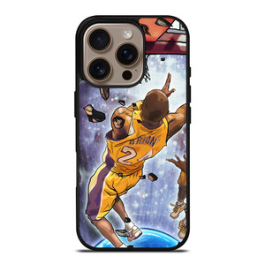 LA LAKERS KOBE BRYANT JUMP ART iPhone 16 Pro Case LA LAKERS KOBE BRYANT JUMP ART iPhone 16 Pro Case