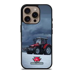 MASSEY FERGUSON TRACKTORS SNOW iPhone 16 Pro Case MASSEY FERGUSON TRACKTORS SNOW iPhone 16 Pro Case