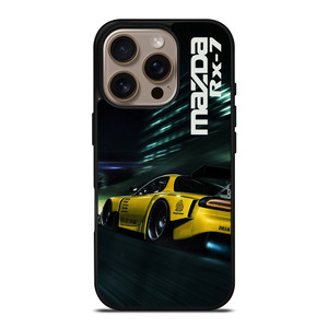 MAZDA RX7 SPEEDRACER YELLOW iPhone 16 Pro Case MAZDA RX7 SPEEDRACER YELLOW iPhone 16 Pro Case