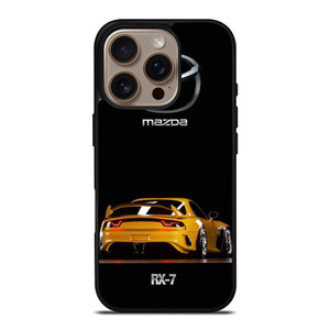 MAZDA RX7 YELLOW CARS iPhone 16 Pro Case MAZDA RX7 YELLOW CARS iPhone 16 Pro Case