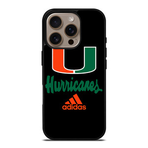 MIAMI HURRICANES ADIDAS iPhone 16 Pro Case