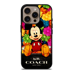 MICKEY MOUSE COACH iPhone 16 Pro Case MICKEY MOUSE COACH iPhone 16 Pro Case