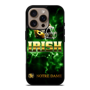 NOTRE DAME IRISH LOGO GREEN iPhone 16 Pro Case NOTRE DAME IRISH LOGO GREEN iPhone 16 Pro Case
