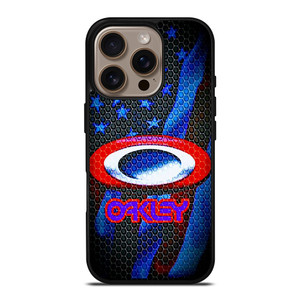 OAKLEY LOGO AMERICAN FLAG iPhone 16 Pro Case OAKLEY LOGO AMERICAN FLAG iPhone 16 Pro Case