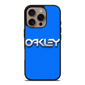 OAKLEY LOGO BLUE SOLID iPhone 16 Pro Case OAKLEY LOGO BLUE SOLID iPhone 16 Pro Case