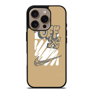OFF WHITE NIKE SUPREME LOGO iPhone 16 Pro Case