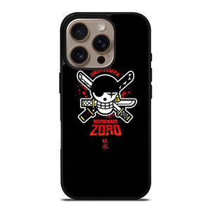 ONE PIECE RORONOR ZORO MASKOT iPhone 16 Pro Case ONE PIECE RORONOR ZORO MASKOT iPhone 16 Pro Case