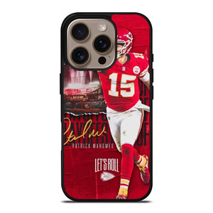 PATRICK MAHOMES KC CHIEFS iPhone 16 Pro Case PATRICK MAHOMES KC CHIEFS iPhone 16 Pro Case