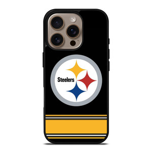 PITTSBURGH STEELERS LOGO STRIPE iPhone 16 Pro Case