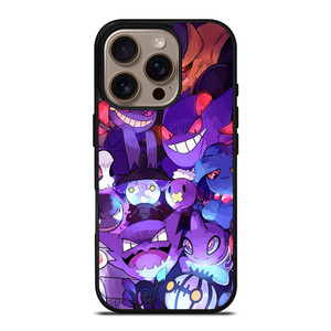 POKEMON GASTLY HAUNTER GENGAR ART GO iPhone 16 Pro Case POKEMON GASTLY HAUNTER GENGAR ART GO iPhone 16 Pro Case