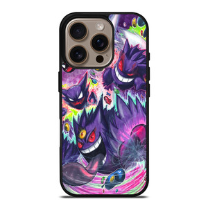POKEMON GASTLY HAUNTER GENGAR ART iPhone 16 Pro Case POKEMON GASTLY HAUNTER GENGAR ART iPhone 16 Pro Case