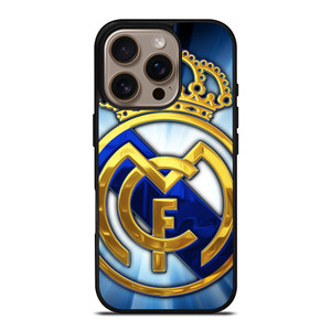 REAL MADRID SHINE LOGO iPhone 16 Pro Case REAL MADRID SHINE LOGO iPhone 16 Pro Case