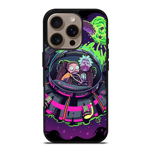 RICK AND MORTY UFO ART iPhone 16 Pro Case