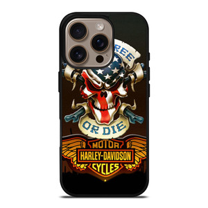 SKULL AND WINGS HARLEY DAVIDSON iPhone 16 Pro Case SKULL AND WINGS HARLEY DAVIDSON iPhone 16 Pro Case