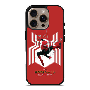 SPIDERMAN FAR FROM HOME LOGO RED ACTION iPhone 16 Pro Case SPIDERMAN FAR FROM HOME LOGO RED ACTION iPhone 16 Pro Case