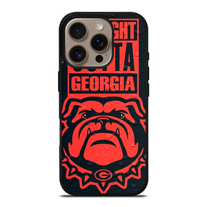 STRAIGHT OUTTA GEORGIA BULLDOGS DAWGS iPhone 16 Pro Case STRAIGHT OUTTA GEORGIA BULLDOGS DAWGS iPhone 16 Pro Case