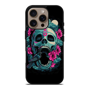 SUGAR SKULL FLOWERS TATTOO iPhone 16 Pro Case