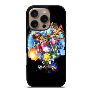 SUPER SMASH BROS WIIU iPhone 16 Pro Case SUPER SMASH BROS WIIU iPhone 16 Pro Case