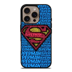 SUPERMAN LOGO ART iPhone 16 Pro Case SUPERMAN LOGO ART iPhone 16 Pro Case
