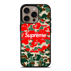 SUPREME BAPE CAMO iPhone 16 Pro Case SUPREME BAPE CAMO iPhone 16 Pro Case
