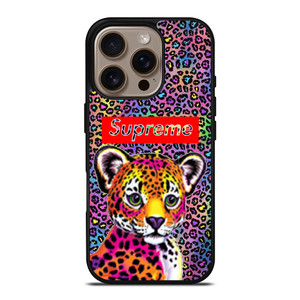 SUPREME LISA FRANK LEOPARD iPhone 16 Pro Case