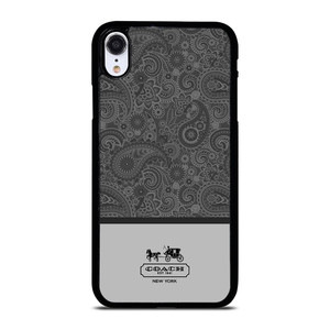 COACH NEW YORK GREY BATIK iPhone XR Case COACH NEW YORK GREY BATIK iPhone XR Case