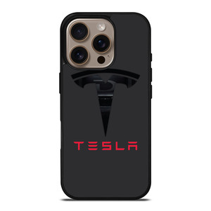 TESLA MOTORS BLACK ICON iPhone 16 Pro Case TESLA MOTORS BLACK ICON iPhone 16 Pro Case